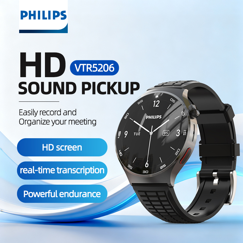 Smartwatch Noise Watches For Men - PHILIPS Orologio Registratore Vocale da Uomo,