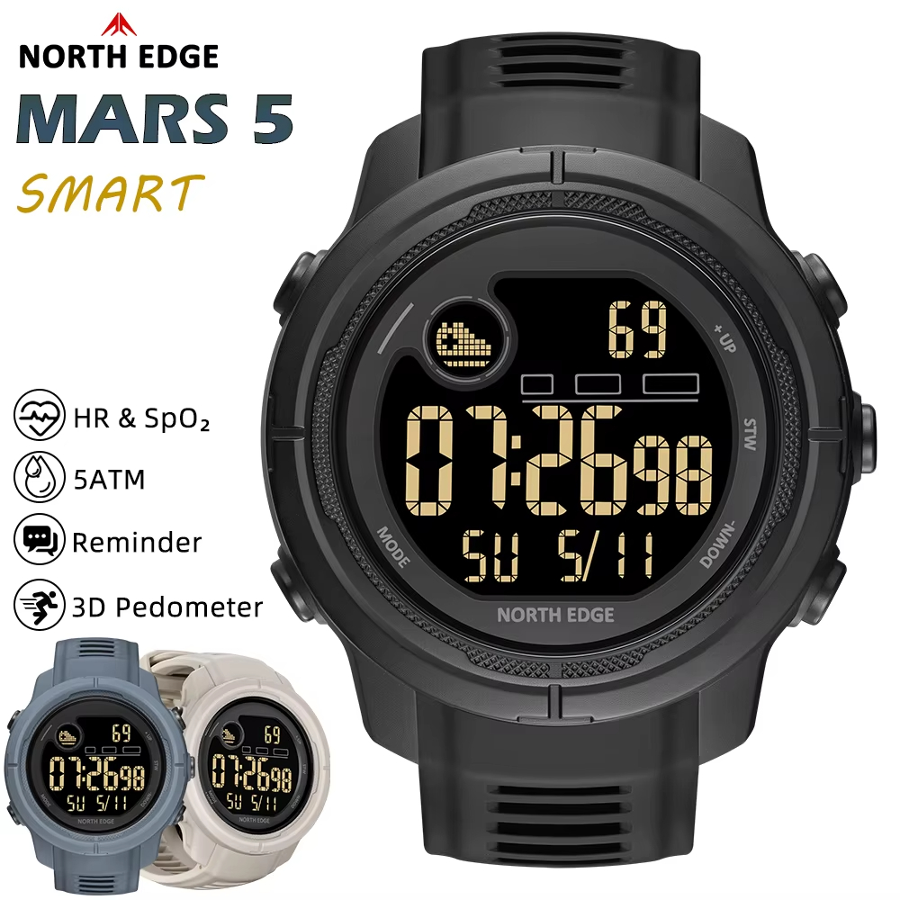 Smartwatch Digital Watches For Women - NORTH EDGE NUOVO MARS 5 Orologio