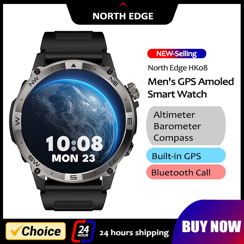Heart Rate Gps Watch - NORTH EDGE GPS Sport Smart Watch