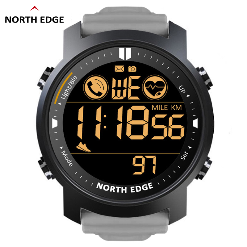 Smartwatch Running Watches For Men - NORTH EDGE Smart Watch Men cardiofrequenzimetro