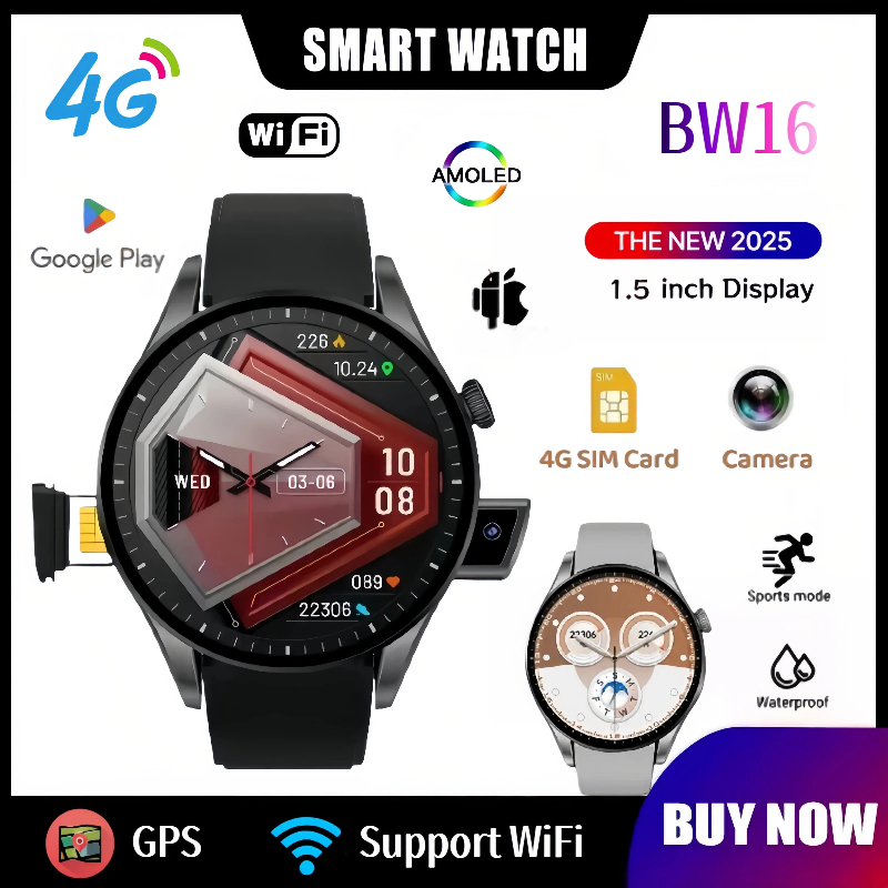 Heart Rate Gps Watch - Nuovo smartwatch 4G BW16: WiFi |
