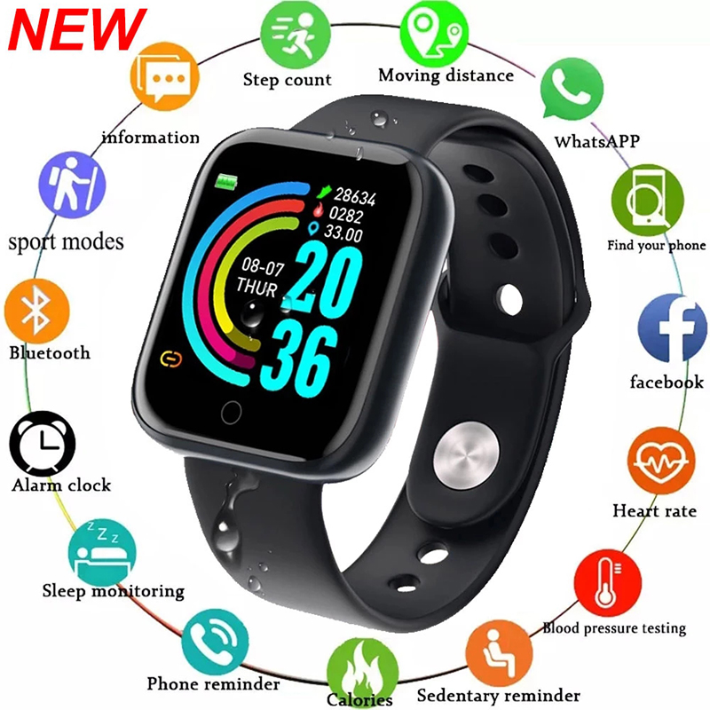 Watch Smart Y68 - Y68 Smart Watch Uomo Donna Frequenza