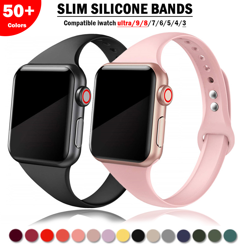 Smartwatch Slim Watches For Men - Cinturino sottile in silicone per cinturino