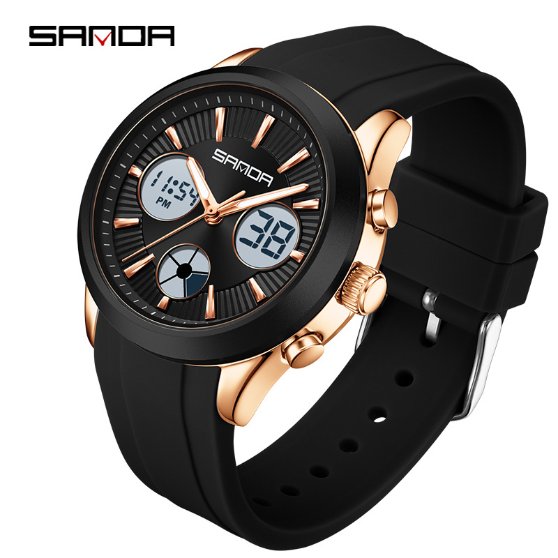 Smartwatch Watches For Women Smart - Orologio elettronico SANDA luminoso, multifunzione, sportivo,