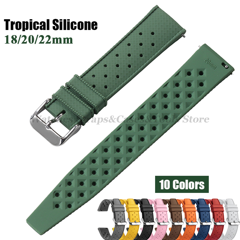 Citizen Watches Smartwatch - Cinturino in Silicone Tropicale a Sgancio