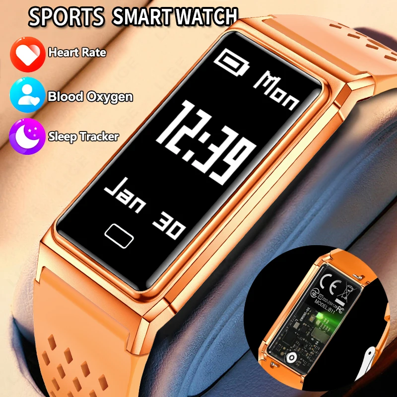 Smartwatch Slim Watches For Men - LIGE Nuovo Braccialetto Intelligente Ultra-Sottile per