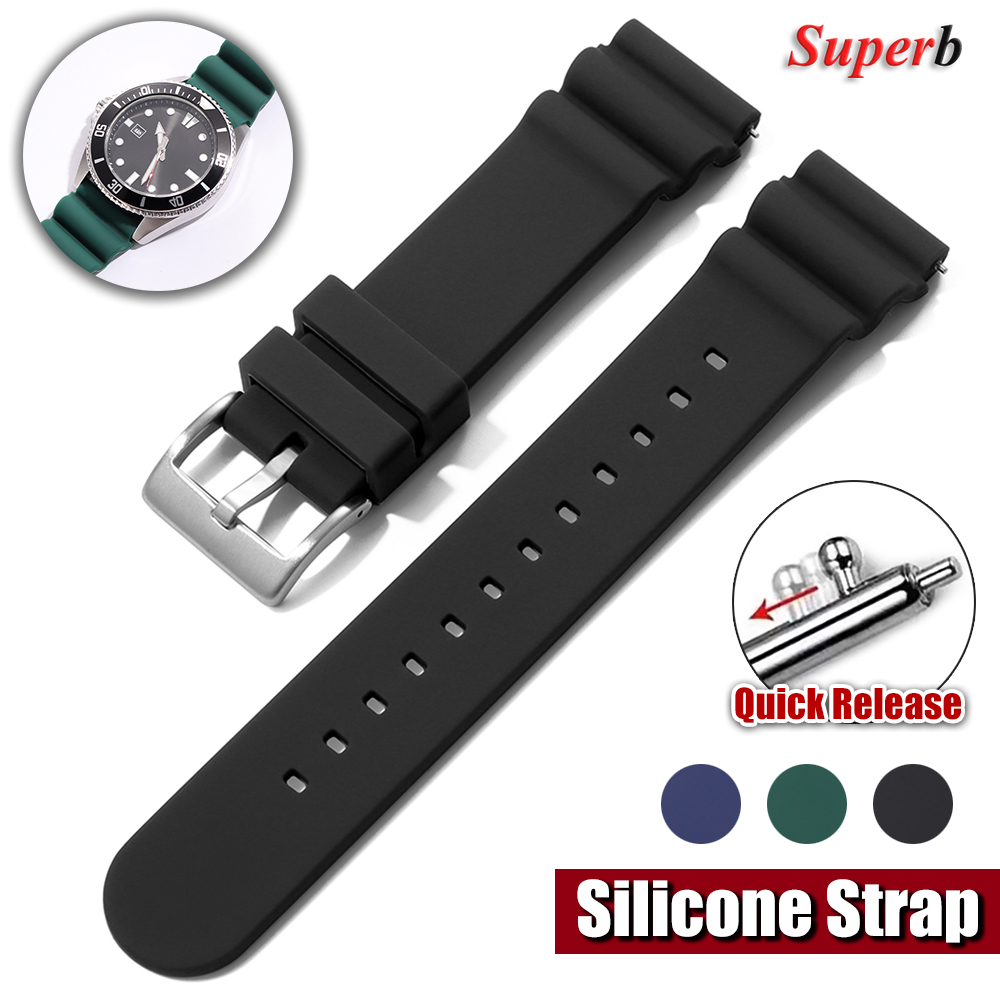 Citizen Watches Smartwatch - Cinturino per orologio in silicone tropicale