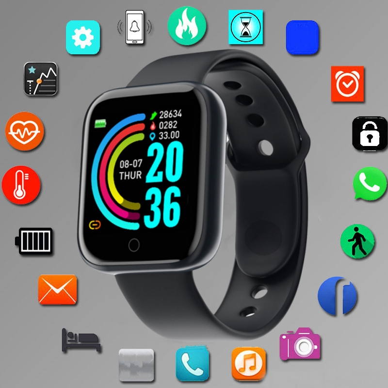 Watch Smart Y68 - Smart Watch Sport Uomo Monitoraggio fitness