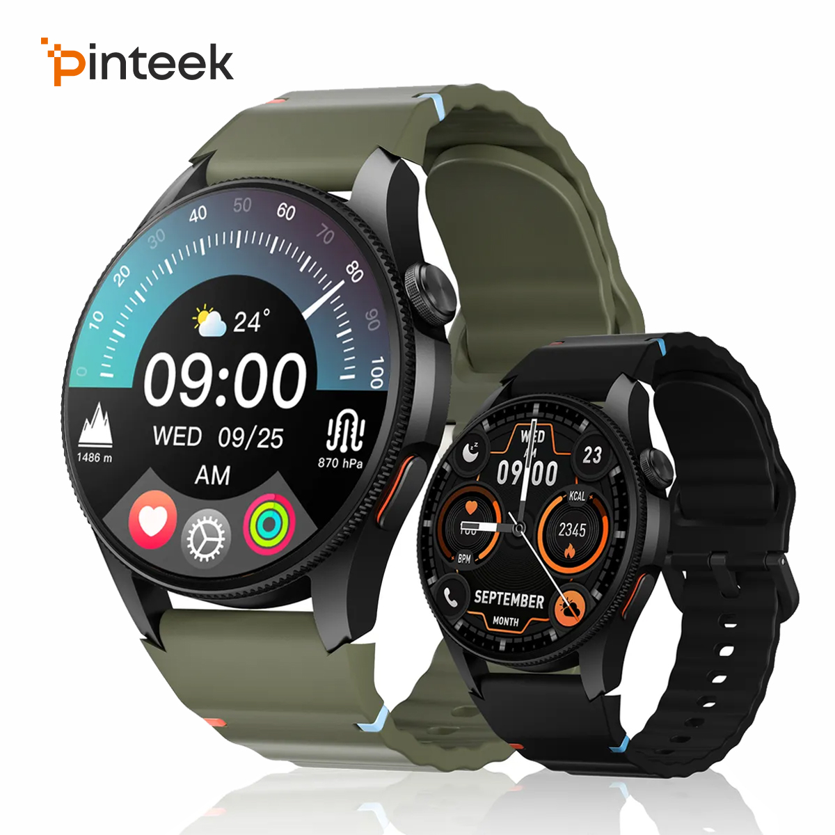 Heart Rate Gps Watch - Orologio intelligente Aurafit G12: touch screen