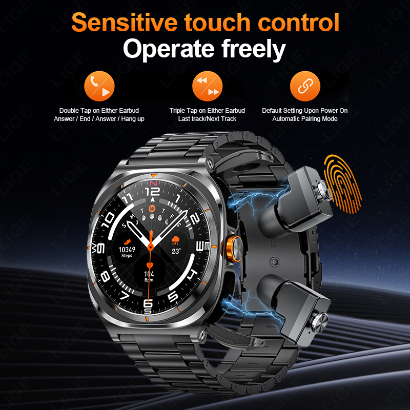 LIGE 2025 Orologio Auricolari  - Smartwatch Running Watches For Men recensione e prezzo