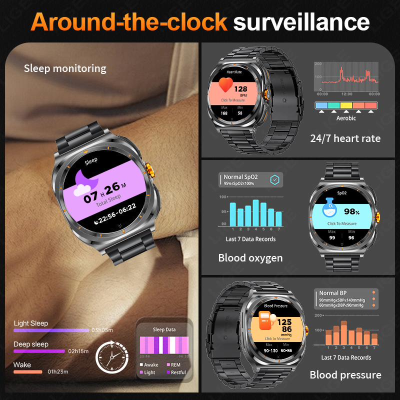 LIGE 2025 Orologio Auricolari  - Smartwatch Running Watches For Men recensione e prezzo