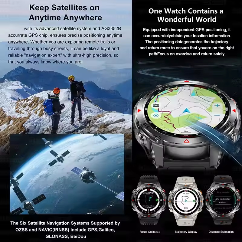 2025New T-Rex 3 GPS all'aperto - Smartwatch Running Watches For Men recensione e prezzo