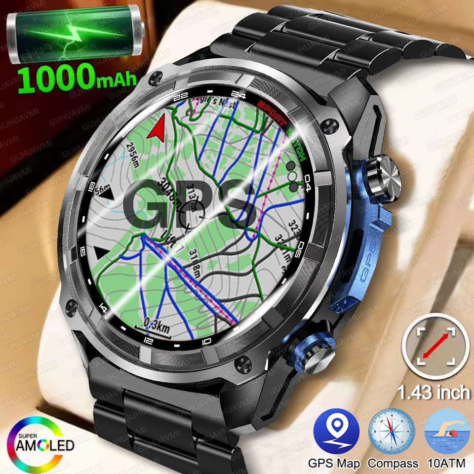 T-Rex3 Pro GPS con Mappa Offli - Heart Rate Gps Watch recensione e prezzo