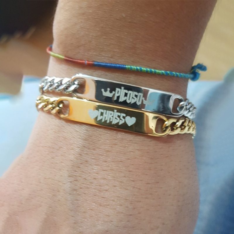 Bracciale con nome inciso in a - Bracelet Link Remover recensione e prezzo
