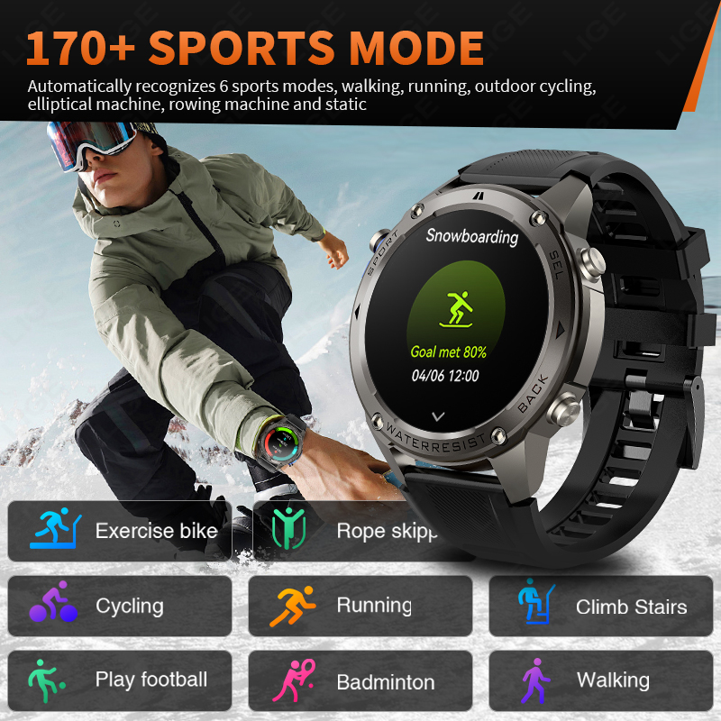 Nuovo Smartwatch GPS Ultra Mil - Smartwatch Watches For Mens recensione e prezzo