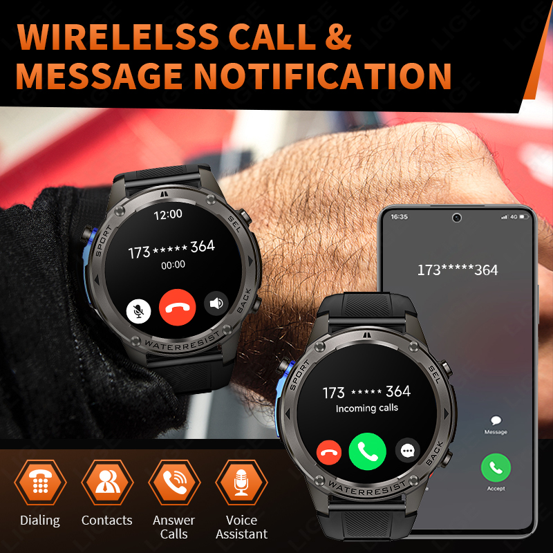 Nuovo Smartwatch GPS Ultra Mil - Smartwatch Watches For Mens recensione e prezzo