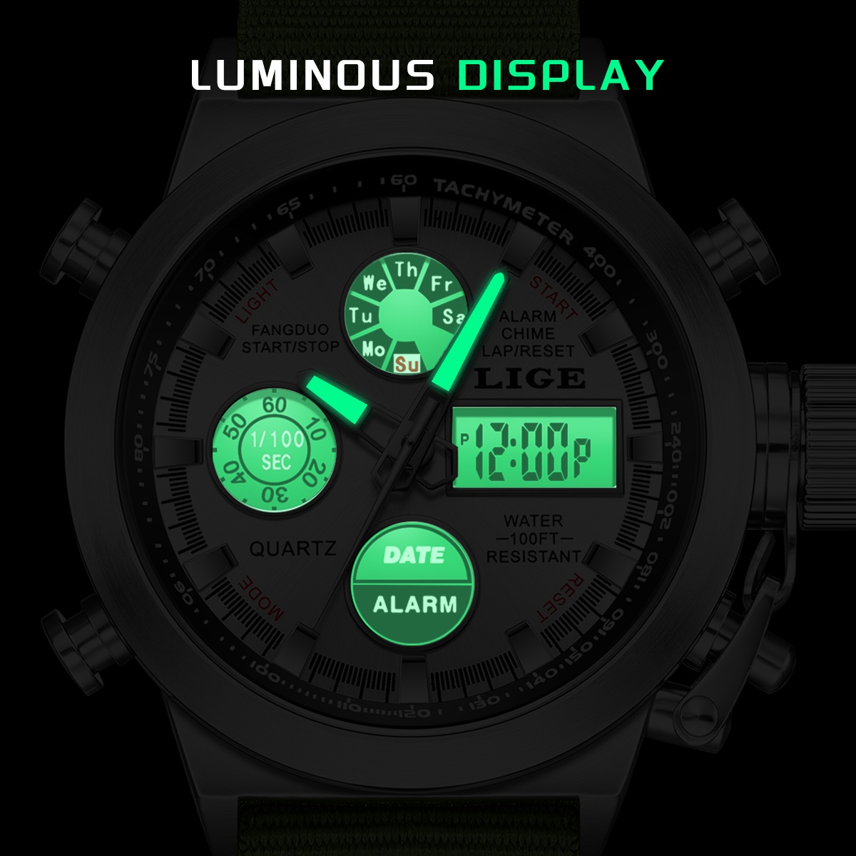 Orologio da Uomo LIGE di Grand - Smartwatch Watches For Men Digital recensione e prezzo