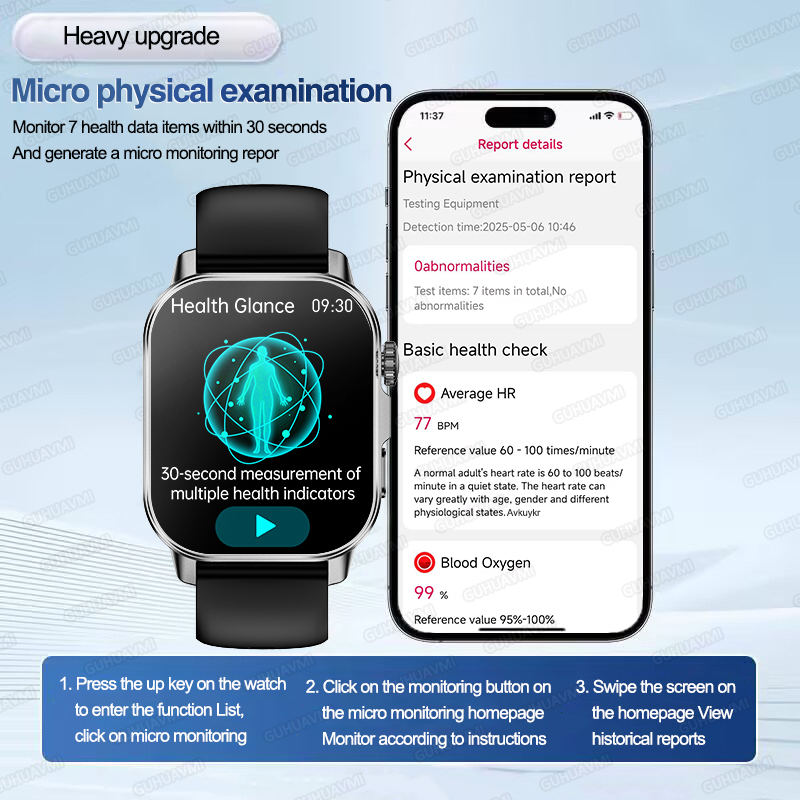 Nuovo Smartwatch per la Salute - Smartwatch Square Watches For Men recensione e prezzo