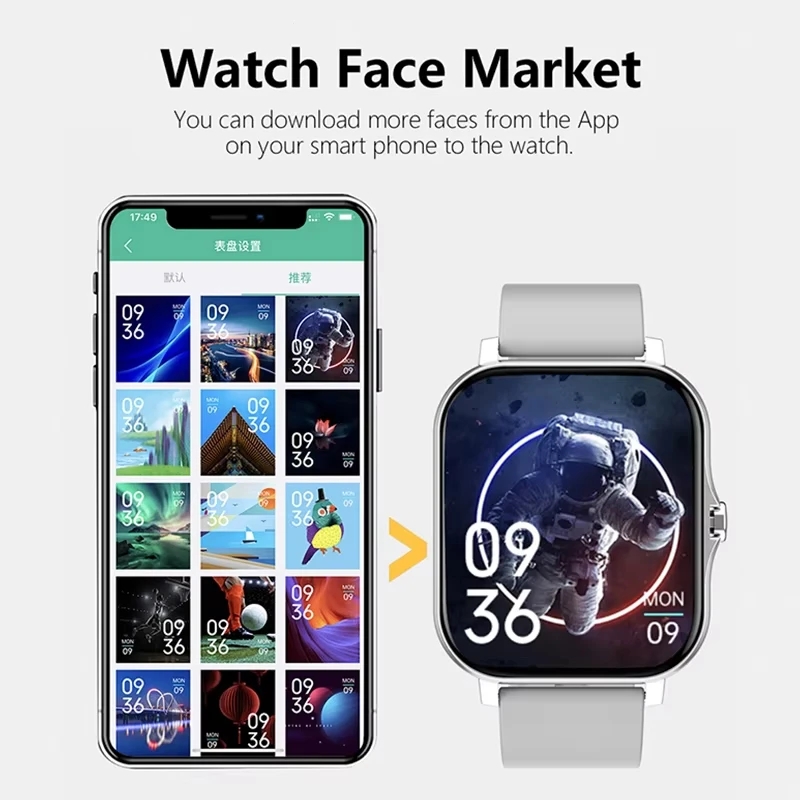 Lenovo 1.83 Smartwatch Sportiv - Smartwatch Square Watches For Men recensione e prezzo
