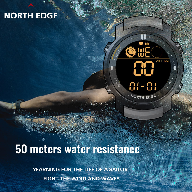 NORTH EDGE Smart Watch Men car - Smartwatch Running Watches For Men recensione e prezzo