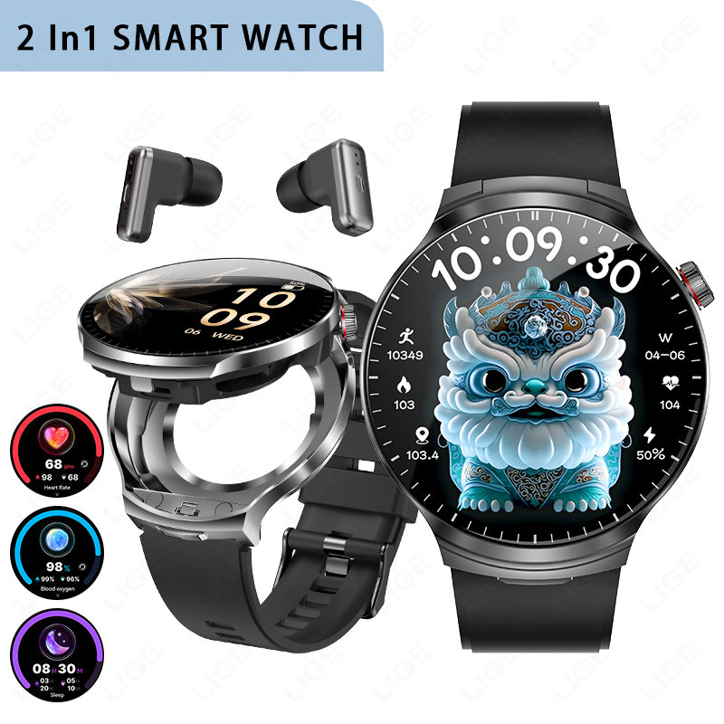 LIGE Nuovo Smartwatch TWS 2 in - Smartwatch Noise Watches For Men recensione e prezzo