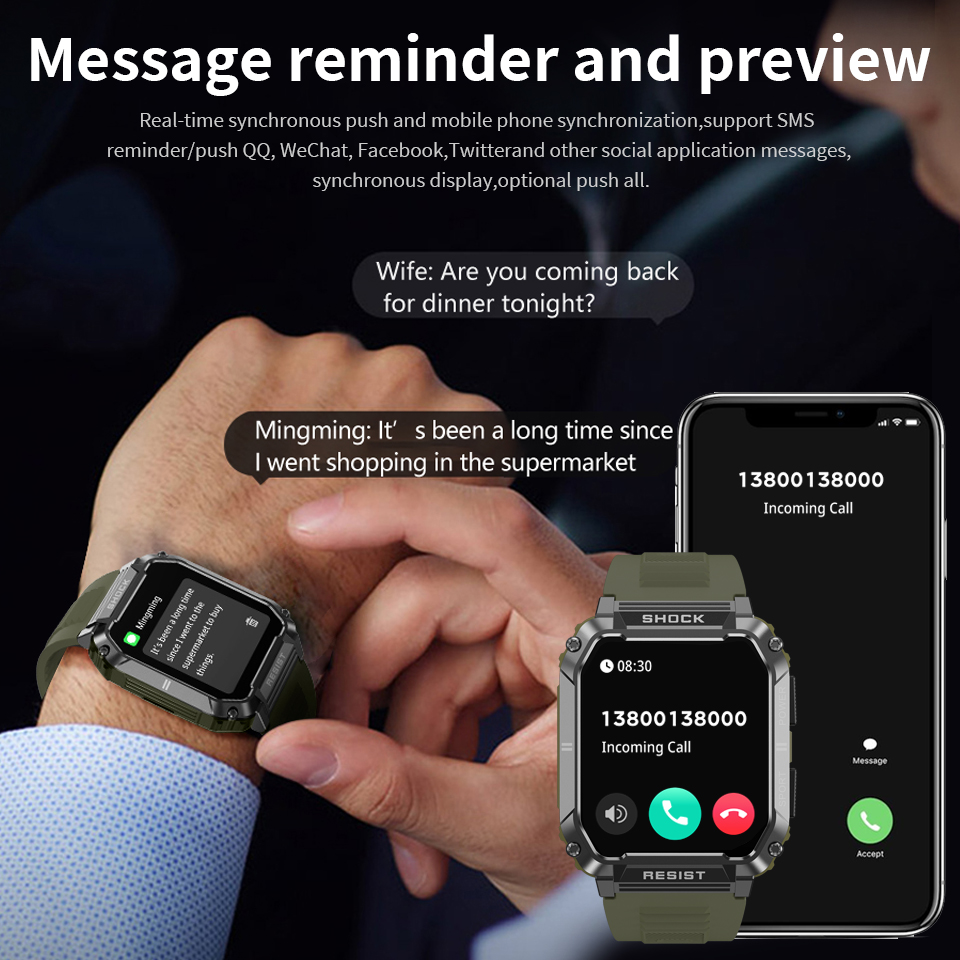 Smartwatch LIGE per Uomo, Brac - Smartwatch Watches For Sale recensione e prezzo