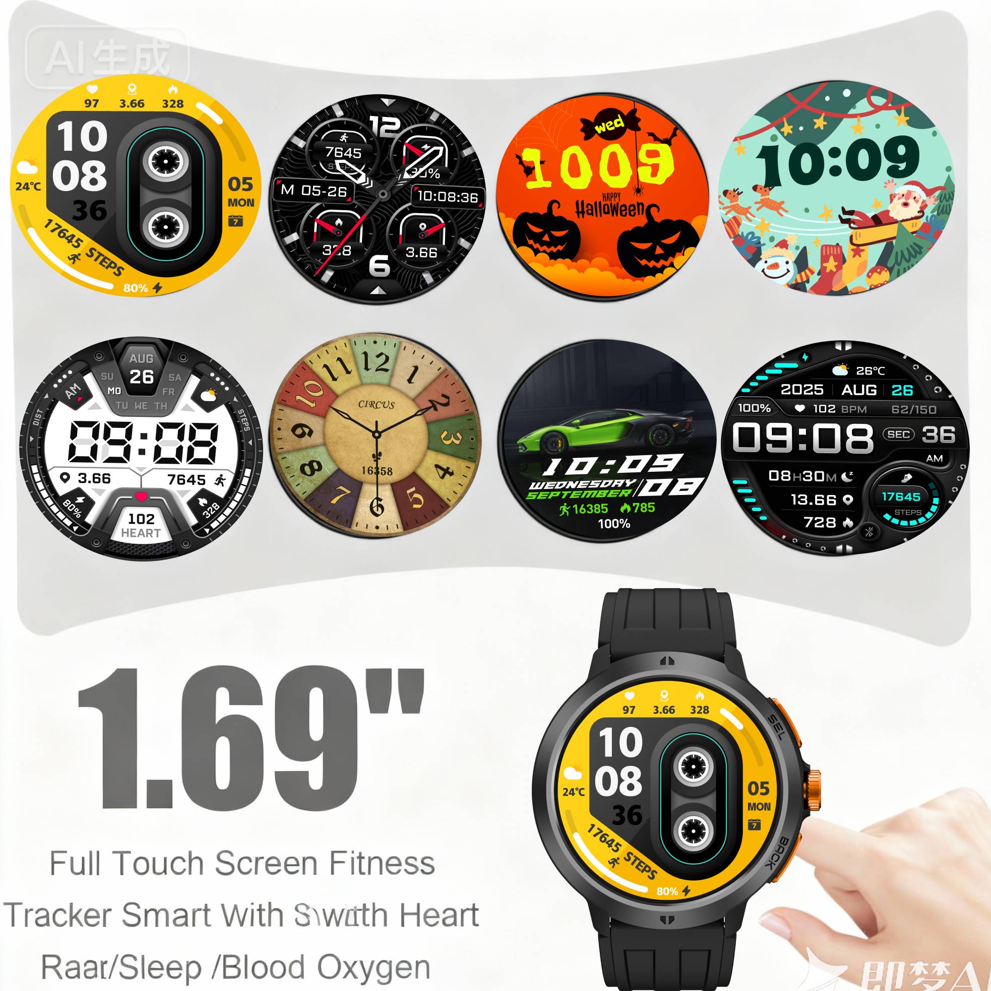 LEADOYS C33 Smartwatch da pols - Smartwatch Running Watches For Men recensione e prezzo