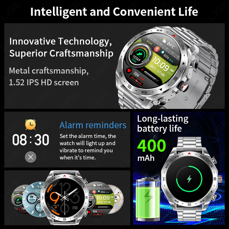 Smartwatch LIGE con Schermo AM - Smartwatch Noise Watches For Men recensione e prezzo