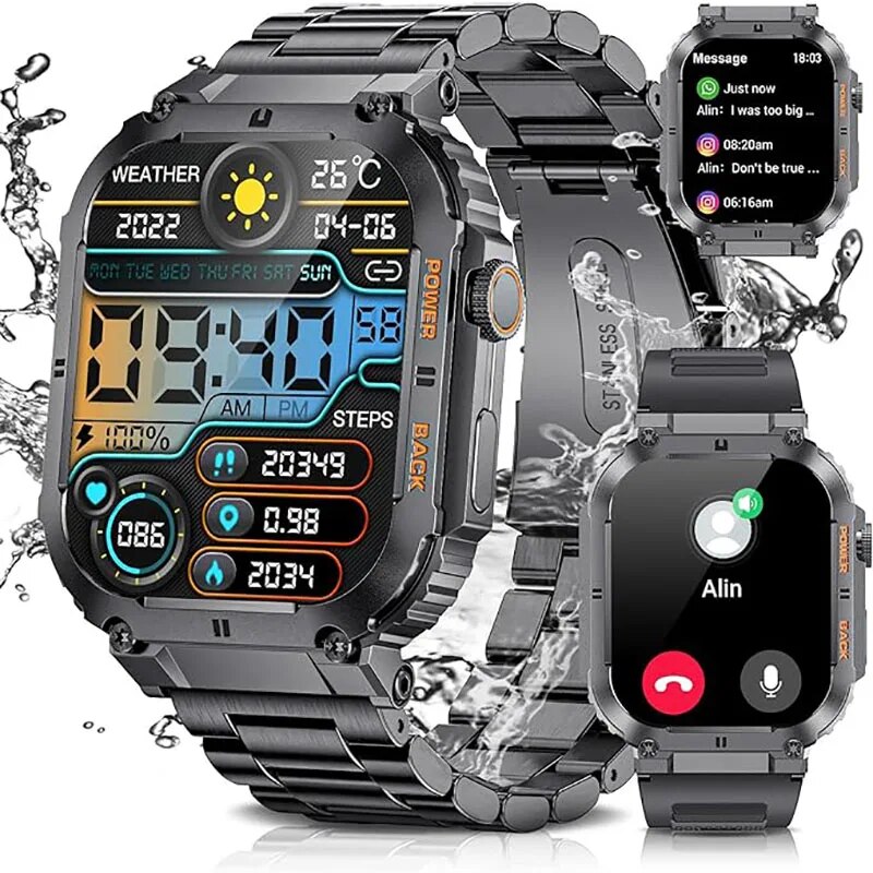 LIGE Outdoor Sports Fitness Sm - Smartwatch Watches For Mens recensione e prezzo