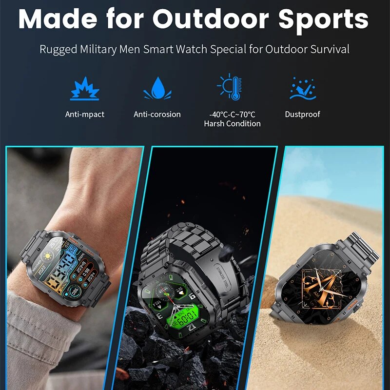 LIGE Outdoor Sports Fitness Sm - Smartwatch Watches For Mens recensione e prezzo