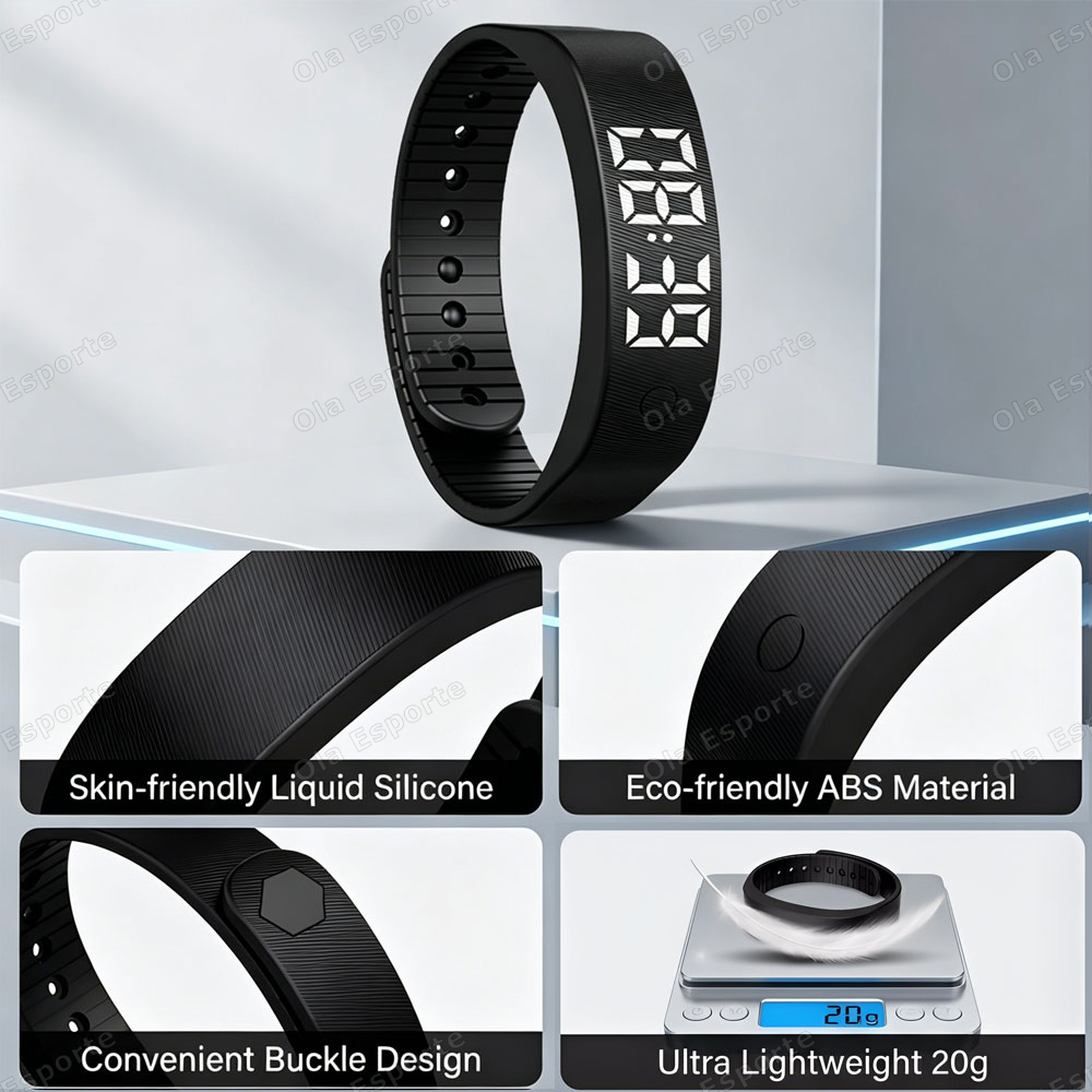 Sveglia Vibrante Silenziosa pe - Smartwatch Square Watches For Men recensione e prezzo