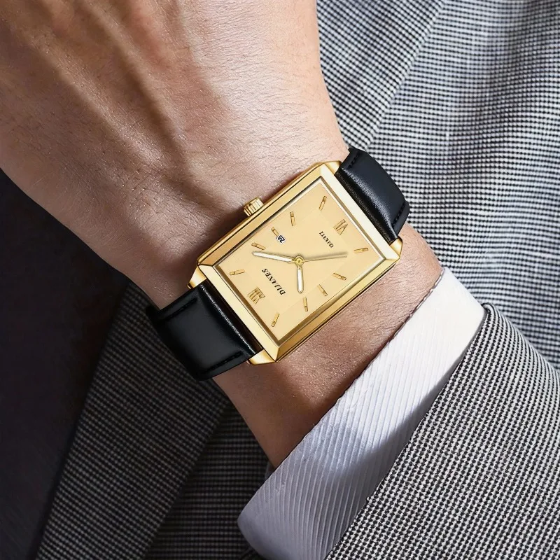 Orologi da Uomo in Pelle Casua - Smartwatch Square Watches For Men recensione e prezzo