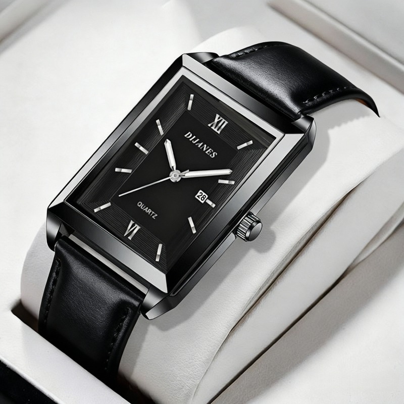 Orologi da Uomo in Pelle Casua - Smartwatch Square Watches For Men recensione e prezzo