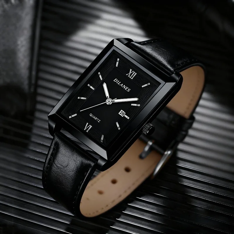 Orologi da Uomo in Pelle Casua - Smartwatch Square Watches For Men recensione e prezzo
