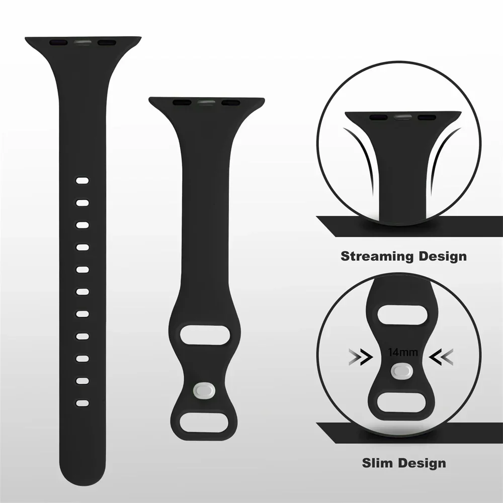 Cinturino sottile in silicone  - Smartwatch Slim Watches For Men recensione e prezzo