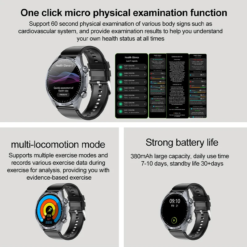 Nuovo ECG + PPG Smart Watch Te - Smartwatch Online Watches For Men recensione e prezzo