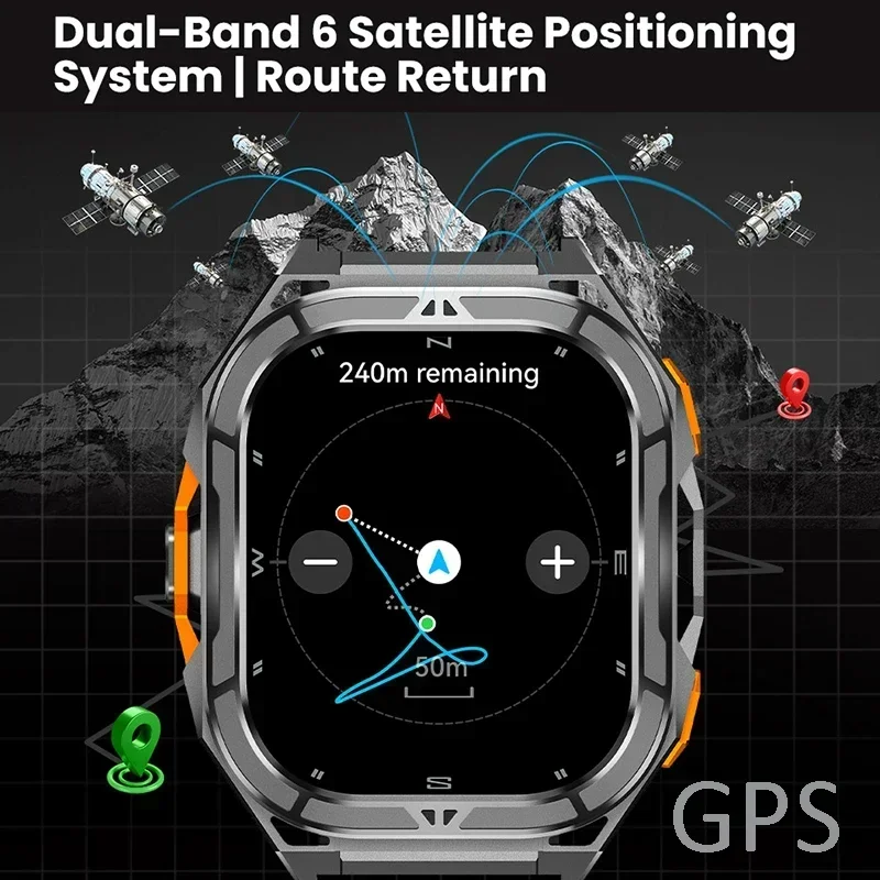 Smartwatch AMOLED di Lusso con - Smartwatch Square Watches For Men recensione e prezzo