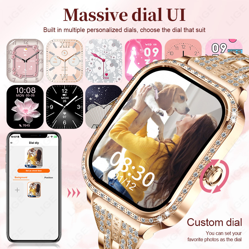 LIGE Smart Watch da donna impe - Smartwatch Digital Watches For Women recensione e prezzo