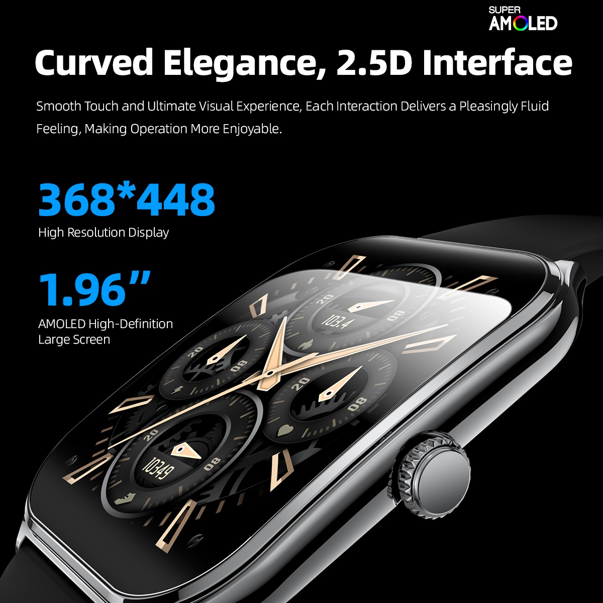 Moda Ultra-Sottile Amoled Smar - Smartwatch Slim Watches For Men recensione e prezzo