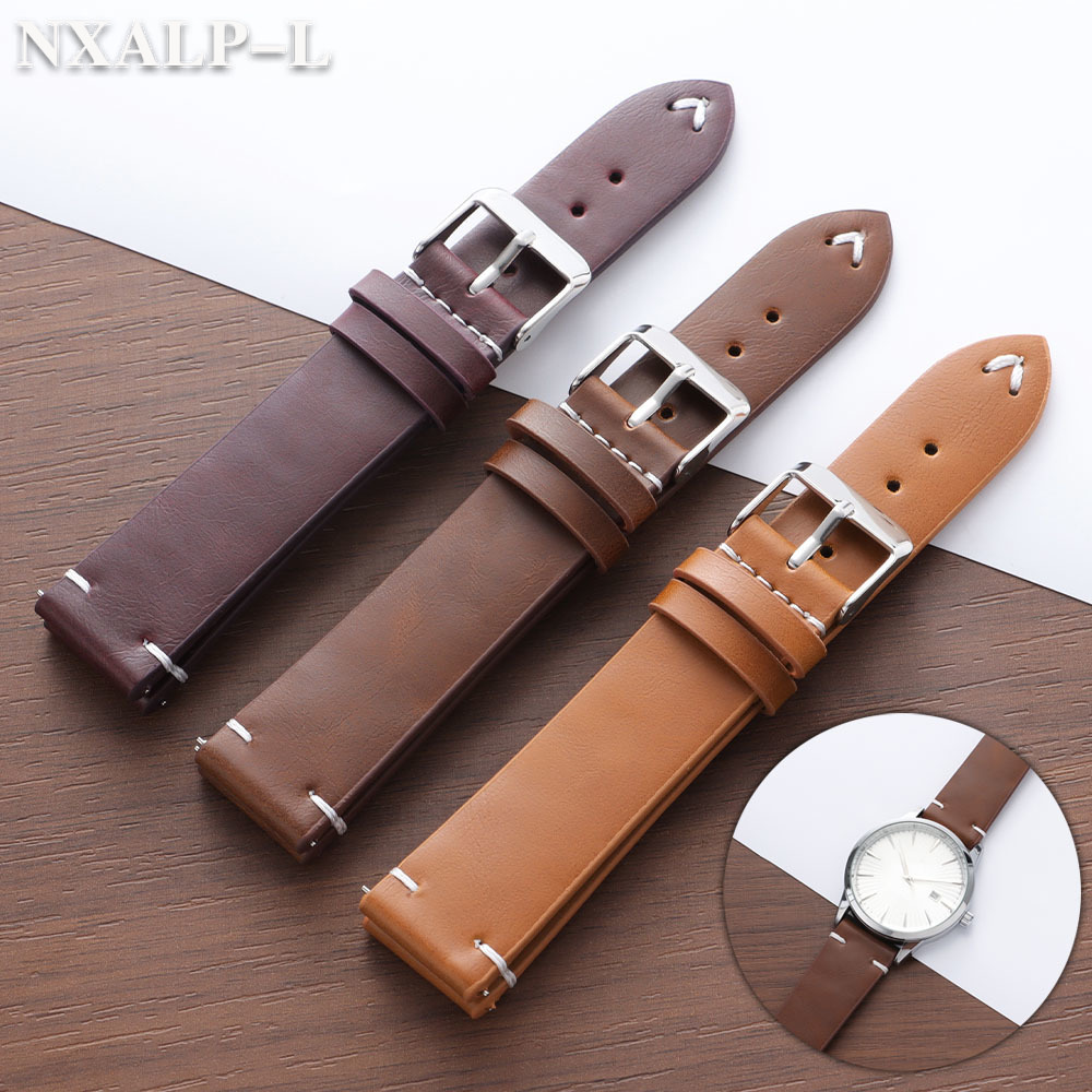 Bracciale con cuciture 18mm 20 - Smartwatch Vintage Watches For Men recensione e prezzo