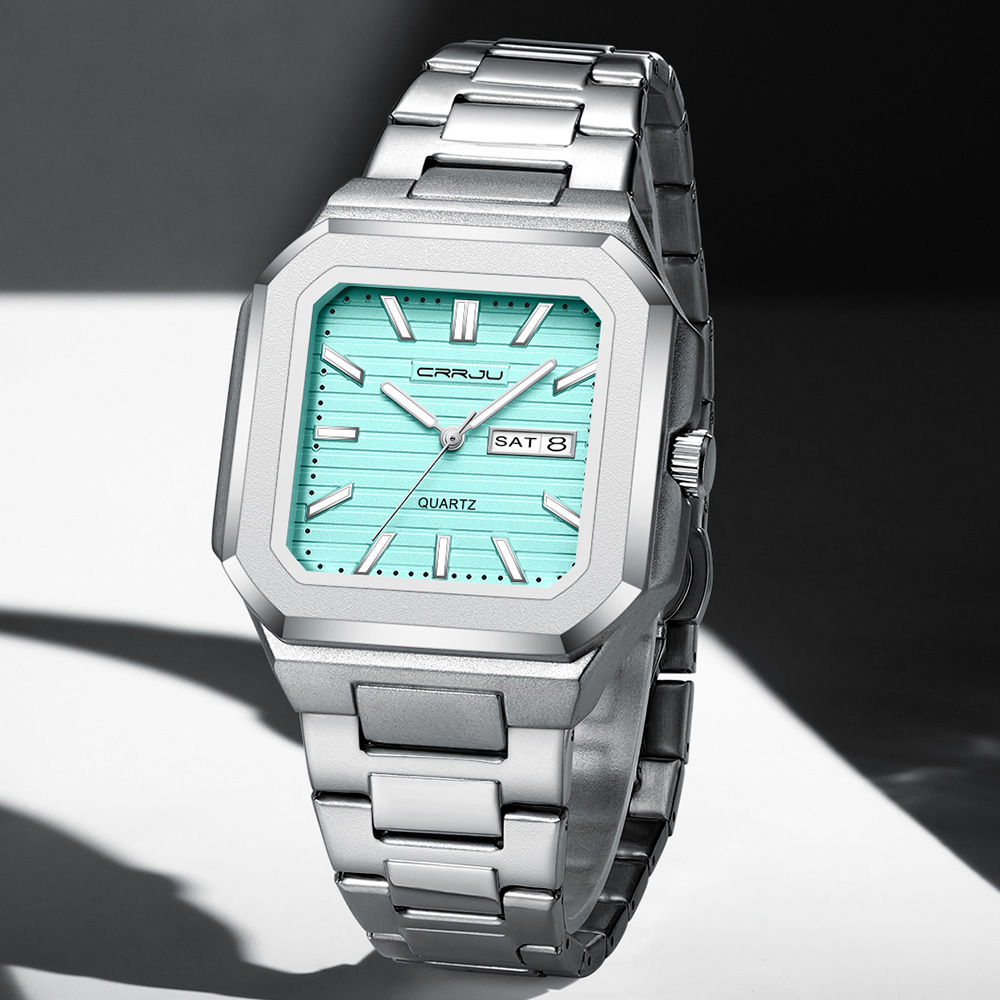 Orologio da uomo CRRJU casual  - Smartwatch Square Watches For Men recensione e prezzo
