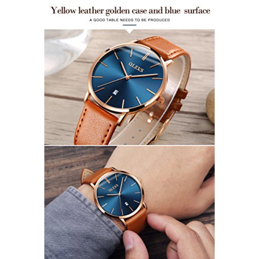 OLEVS Orologi da Uomo in Pelle - Smartwatch Watches For Men Digital recensione e prezzo