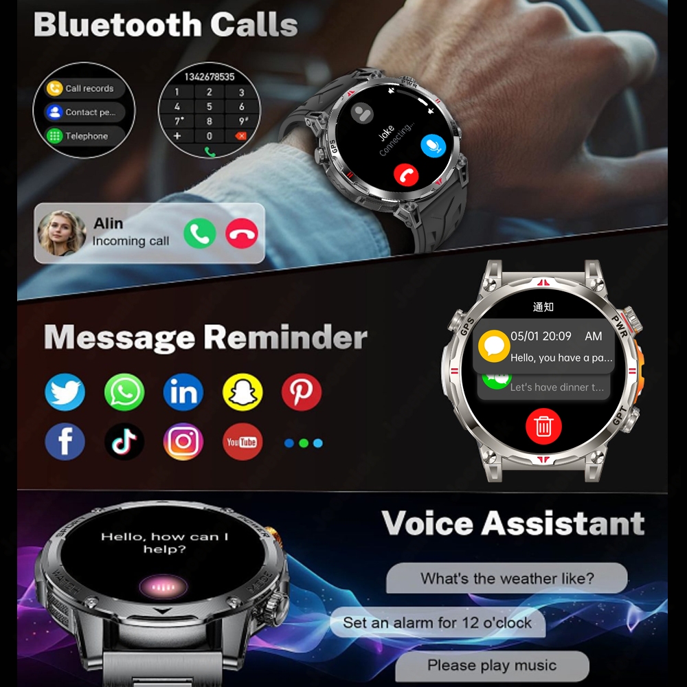 Nuovo GPS professionale Sport  - Smartwatch Running Watches For Men recensione e prezzo