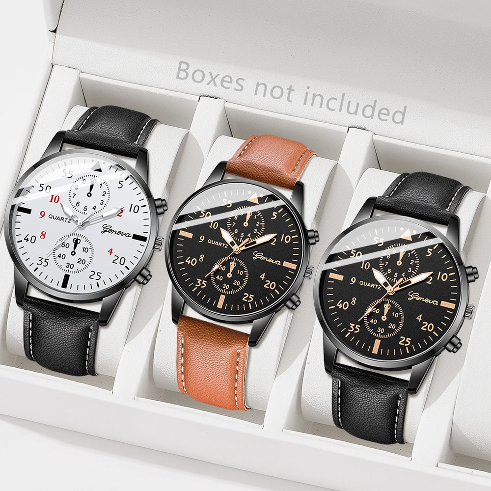 Set di 3 orologi cronografi da - Smartwatch Vintage Watches For Men recensione e prezzo